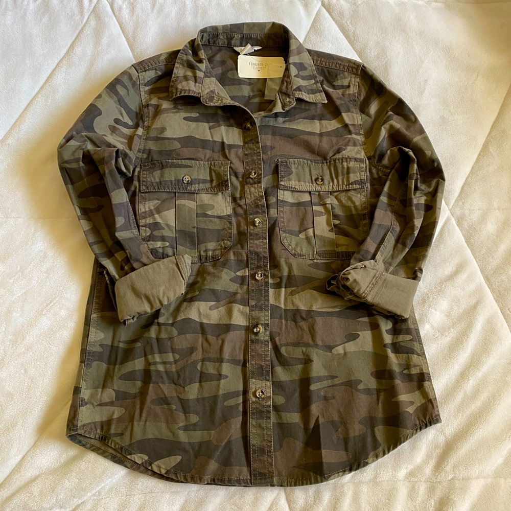 Forever 21 Olive/Green casual jacket